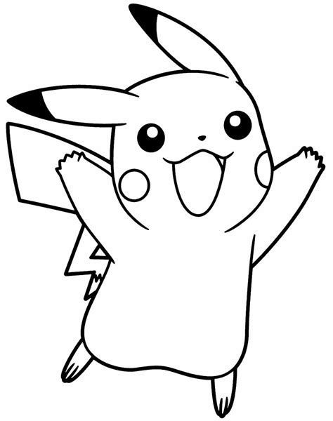 picachu colorir|Desenhos do Pikachu para colorir